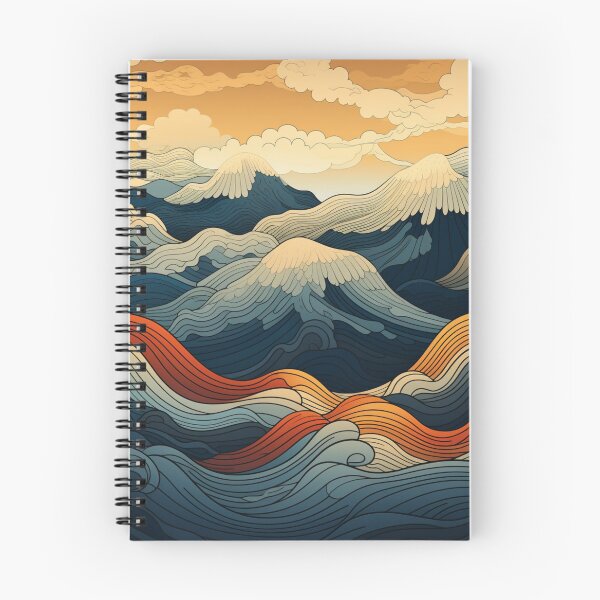 Item preview, Seamless Abstract Mountains Pattern designed and sold by NicolasGlowArt.