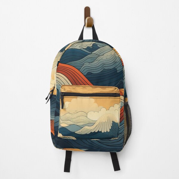 Item preview, Seamless Abstract Mountains Pattern designed and sold by NicolasGlowArt.