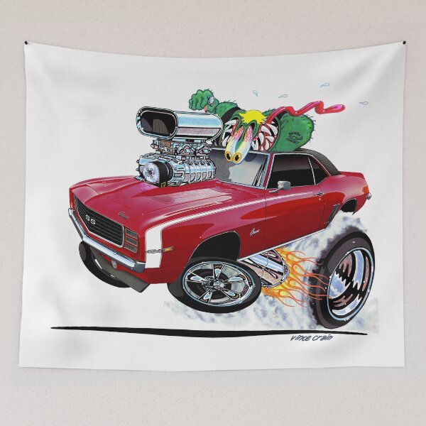 Item preview, Vince Crain Z RATED 1969 red RS SS designed and sold by vincecrain.