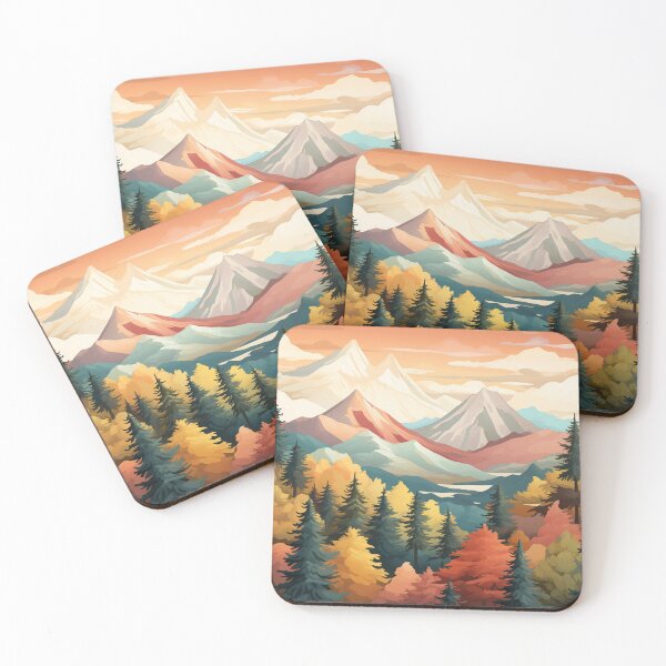 Item preview, Nature Mountains Pattern designed and sold by NicolasGlowArt.