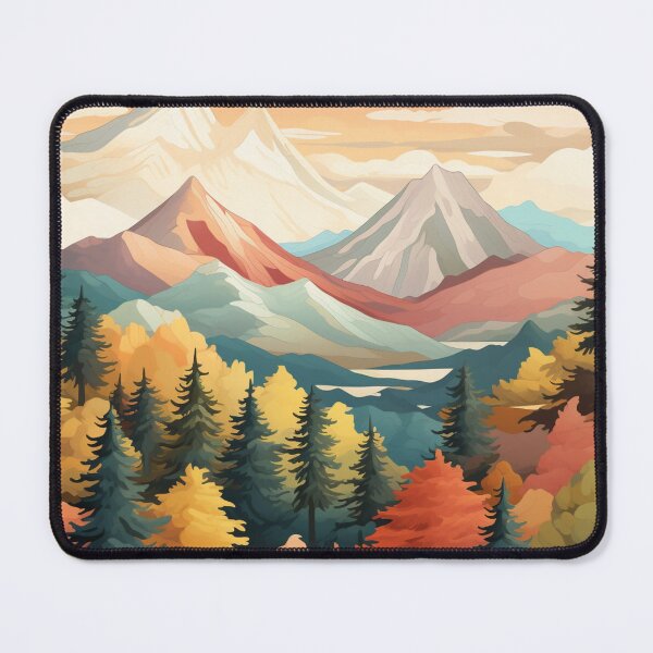Item preview, Nature Mountains Pattern designed and sold by NicolasGlowArt.