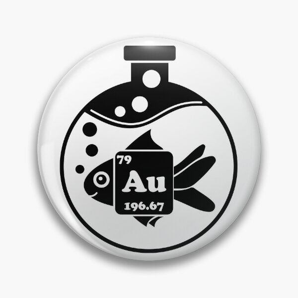 Item preview, Periodic Table Elemental Gold Fish designed and sold by ScienceCorner.