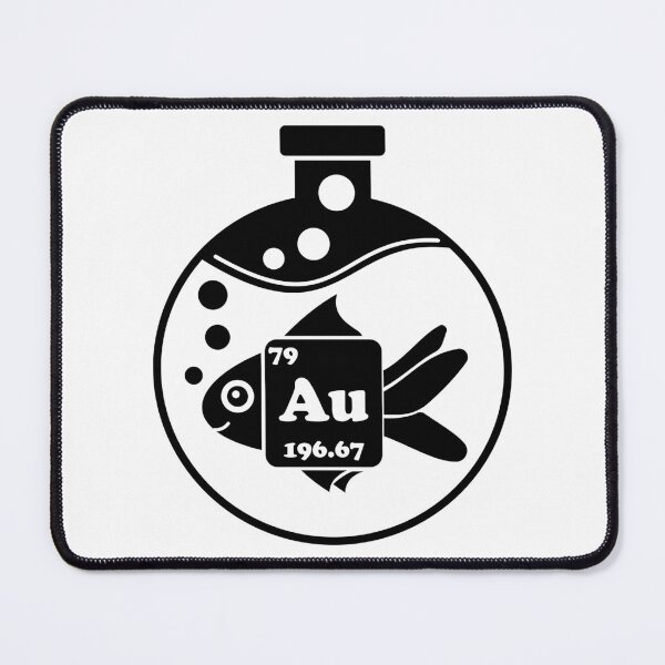 Item preview, Periodic Table Elemental Gold Fish designed and sold by ScienceCorner.