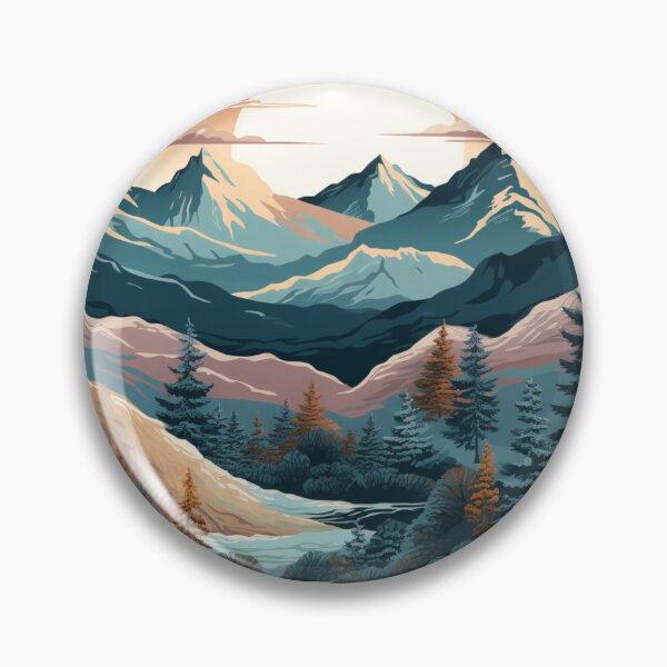 Item preview, Sunset In Mountains Pattern designed and sold by NicolasGlowArt.