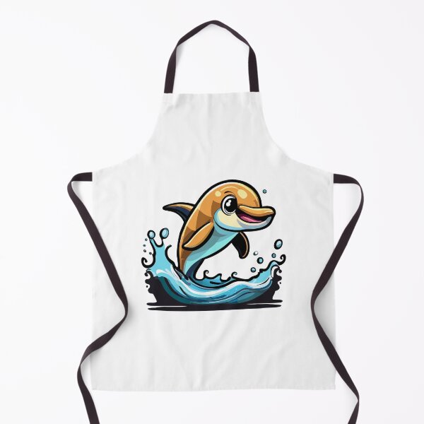 Item preview, Dolphin Smiling Happy Cute designed and sold by ArtPuffen.