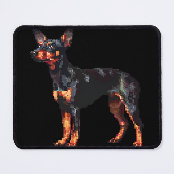 Item preview, 16-bit Pixel Art Manchester Terrier designed and sold by CUTEDOGGIEZ.