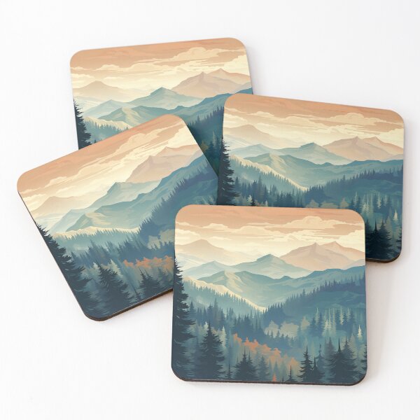 Item preview, Nature Mountains View Pattern designed and sold by NicolasGlowArt.