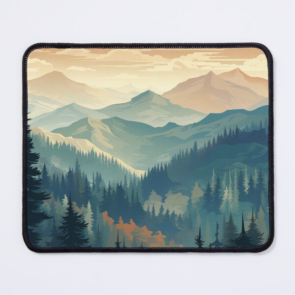 Item preview, Nature Mountains View Pattern designed and sold by NicolasGlowArt.