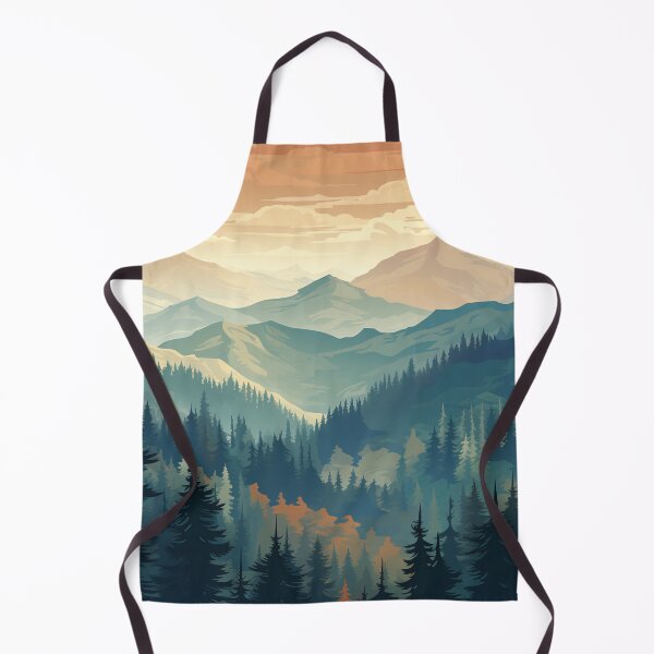 Item preview, Nature Mountains View Pattern designed and sold by NicolasGlowArt.