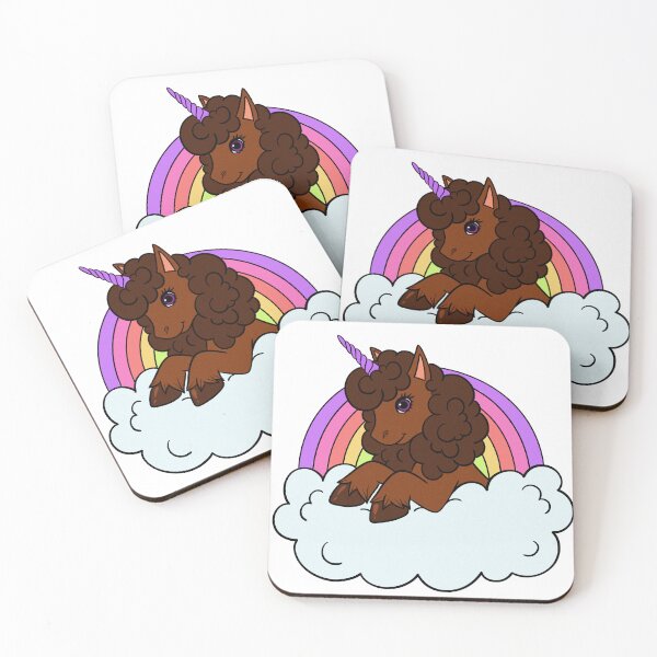 Item preview, Black Unicorn | T-Shirt for Girls designed and sold by Shakira Rivers.