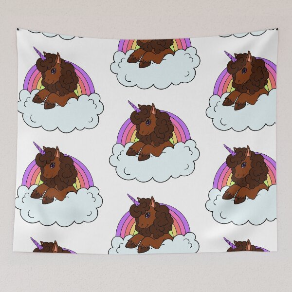 Item preview, Black Unicorn | T-Shirt for Girls designed and sold by Shakira Rivers.