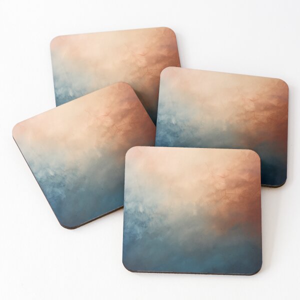 Item preview, Sunset Gradient Original Oil Painting Warm Color Tones Painting Relaxing Themed Artwork For Living Room Brushstrokes Painted Wall Hanging designed and sold by 33wolvesdesigns.