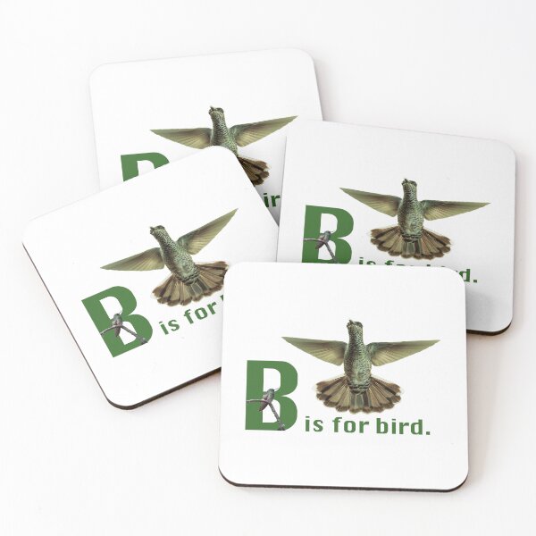 Item preview, B Is For Bird Green Wildlife designed and sold by Lifeforceprints.
