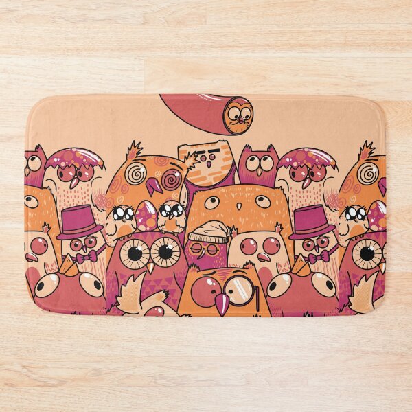 Item preview, Parliament of Owls (Nectarine Dream) designed and sold by Elliot Jaudz Creates.