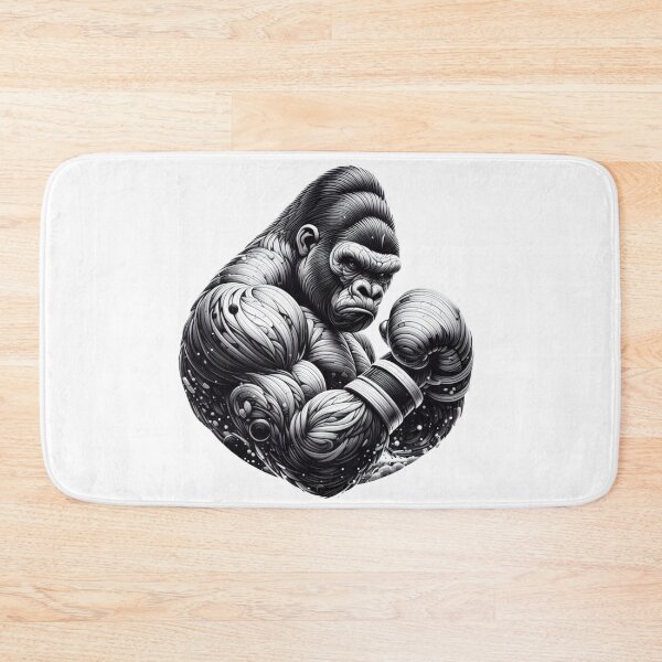 Item preview, Gorilla in the Ring: Brawny Boxing Art designed and sold by Martial-Art-23.