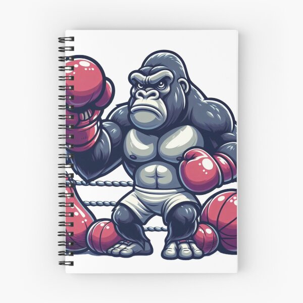 Item preview, Gorilla Fighter: Powerful Boxing Illustration designed and sold by Martial-Art-23.