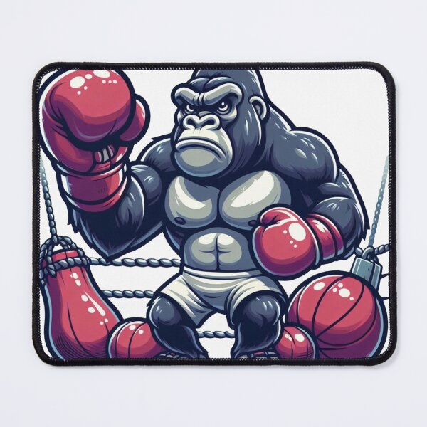 Item preview, Gorilla Fighter: Powerful Boxing Illustration designed and sold by Martial-Art-23.