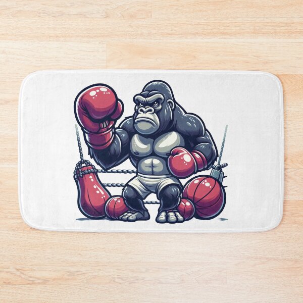 Item preview, Gorilla Fighter: Powerful Boxing Illustration designed and sold by Martial-Art-23.