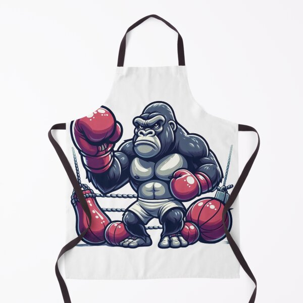 Item preview, Gorilla Fighter: Powerful Boxing Illustration designed and sold by Martial-Art-23.