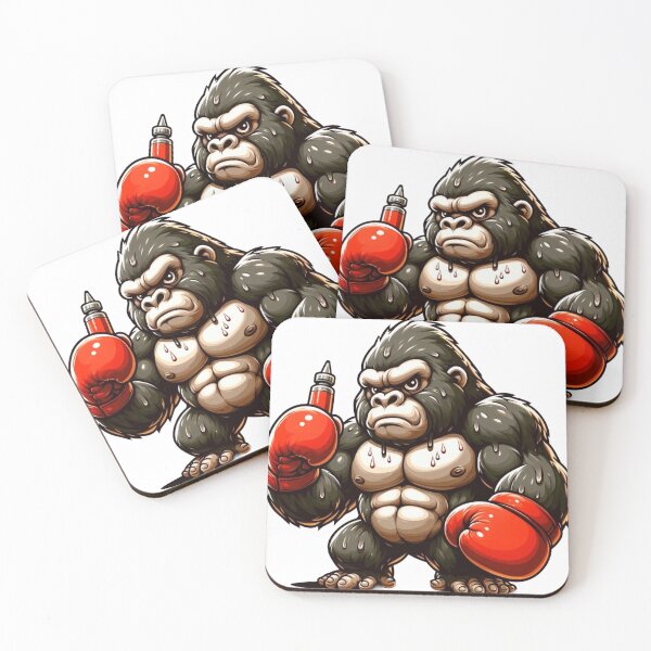 Item preview, Gorilla Knockout: Art for Fight Fans designed and sold by Martial-Art-23.