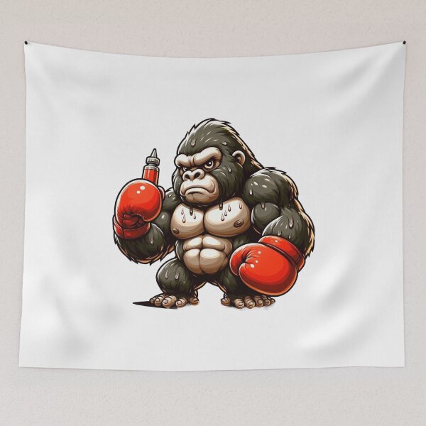 Item preview, Gorilla Knockout: Art for Fight Fans designed and sold by Martial-Art-23.