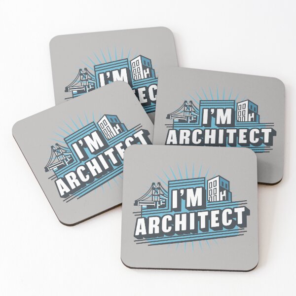 Item preview, Retro Design with Bridge and Building - I'm an Architect designed and sold by MaateoDesign.