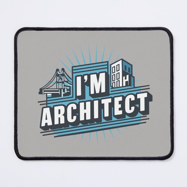 Item preview, Retro Design with Bridge and Building - I'm an Architect designed and sold by MaateoDesign.