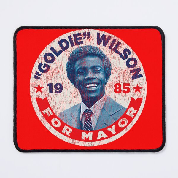 Item preview, Back To The Future Vote Goldie Wilson For Mayor Pin Worn designed and sold by Alema Art.