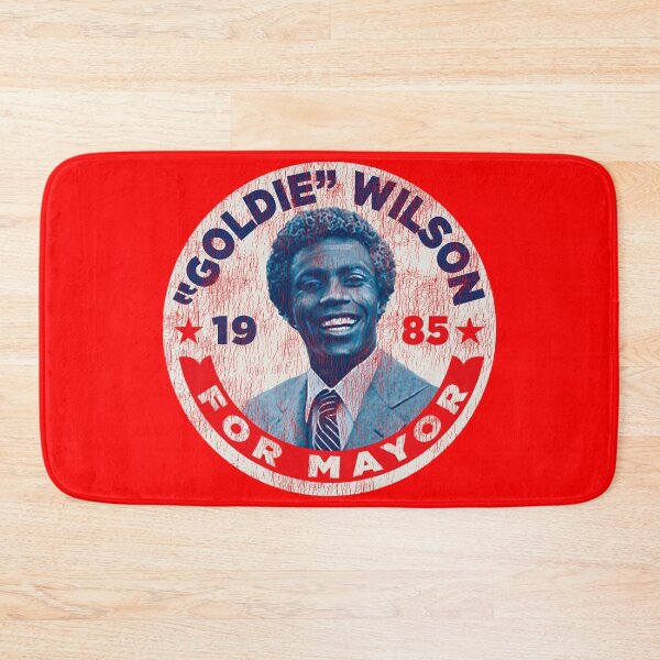 Item preview, Back To The Future Vote Goldie Wilson For Mayor Pin Worn designed and sold by Alema Art.