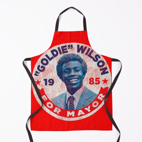 Item preview, Back To The Future Vote Goldie Wilson For Mayor Pin Worn designed and sold by Alema Art.