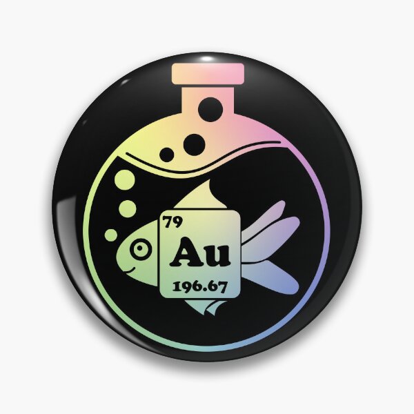 Item preview, Periodic Table Elemental Gold Fish designed and sold by ScienceCorner.