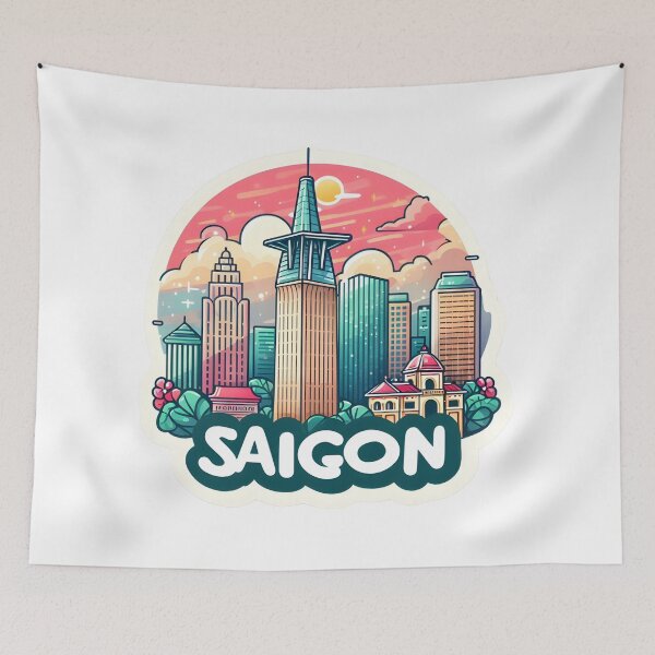 Item preview, SAIGON CITY VIETNAM ART DESIGN designed and sold by dearbedelia.