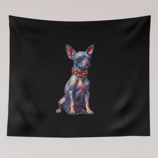 Item preview, 16-bit Pixel Art Mexican Hairless designed and sold by CUTEDOGGIEZ.