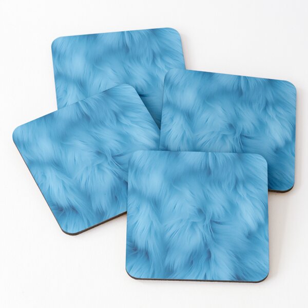 Item preview, Blue shiny fluffy feathers designed and sold by LittleWorldShop.