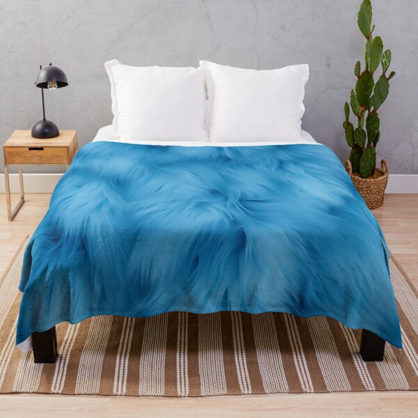 Item preview, Blue shiny fluffy feathers designed and sold by LittleWorldShop.