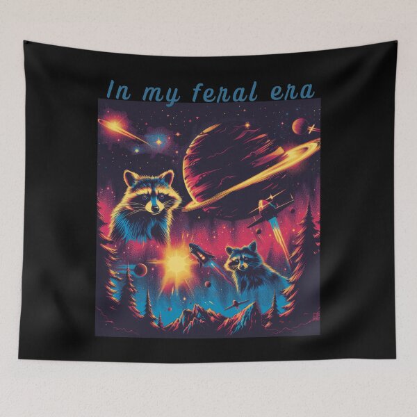 Item preview, In My Feral Era Raccoon designed and sold by Marcin Kulka.
