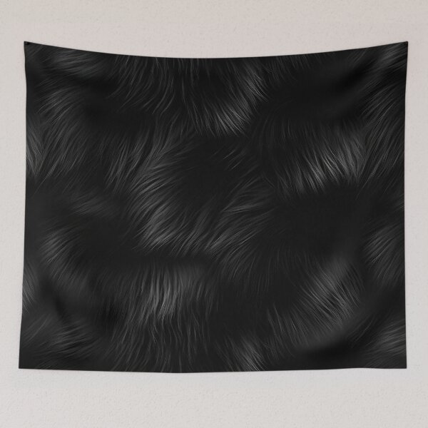 Item preview, Black shiny fluffy feathers designed and sold by LittleWorldShop.