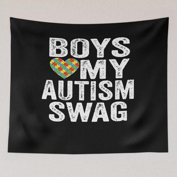 Item preview,  Boys Love My Autism Swag  - Autistic Gril autism Awareness Month  designed and sold by Smix Pixels.