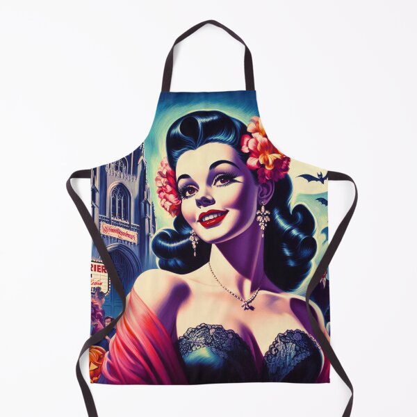 Aperçu de l'œuvre Pin-up vampire vintage créée et vendue par PulpVintage.