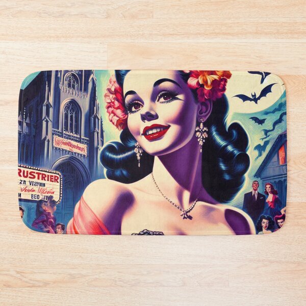 Aperçu de l'œuvre Pin-up vampire vintage créée et vendue par PulpVintage.