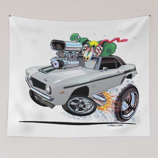 Item preview, Vince Crain Z RATED white yenko 1969 designed and sold by vincecrain.