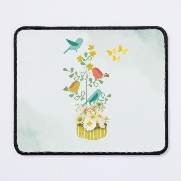 Item preview, Daisies Birds and Butterflies designed and sold by tomorrowsart.