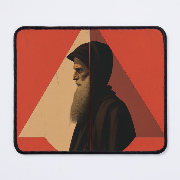 Item preview,  Leonardo da Vinci | Red minimalism designed and sold by ComicsFactory.