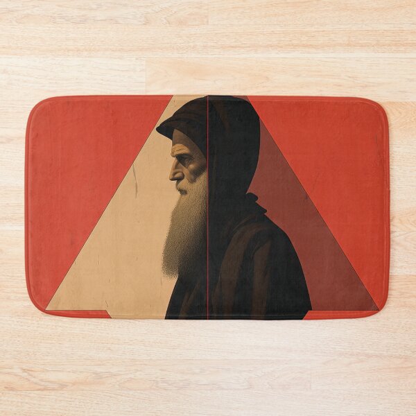 Item preview,  Leonardo da Vinci | Red minimalism designed and sold by ComicsFactory.