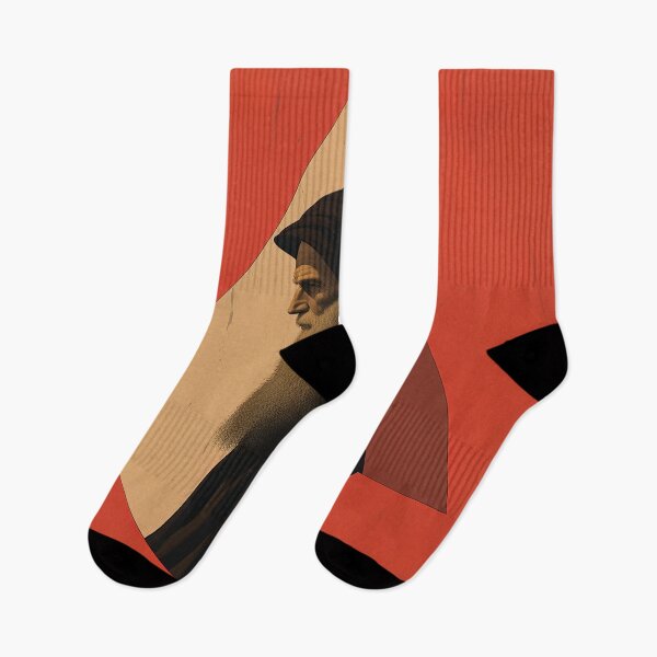 Item preview,  Leonardo da Vinci | Red minimalism designed and sold by ComicsFactory.