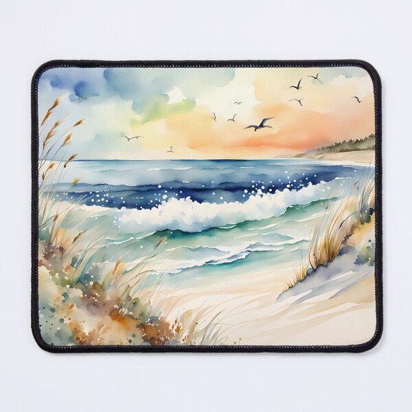 Item preview, Coastal Decor Lakehouse Art: Upon the Shore, Tranquility Awaits designed and sold by Not A Typical Teacher.