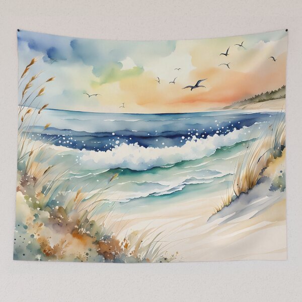 Item preview, Coastal Decor Lakehouse Art: Upon the Shore, Tranquility Awaits designed and sold by Not A Typical  Teacher.