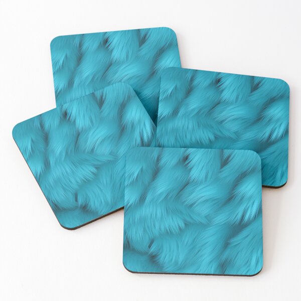 Item preview, Blue 2 shiny fluffy feathers designed and sold by LittleWorldShop.