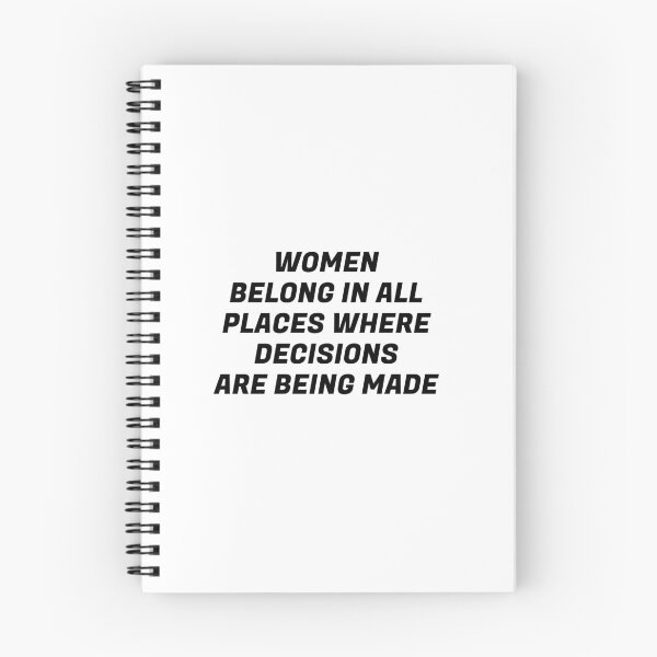 Item preview, Women belong in all places where decisions are being made  designed and sold by Inspirationmotivation.