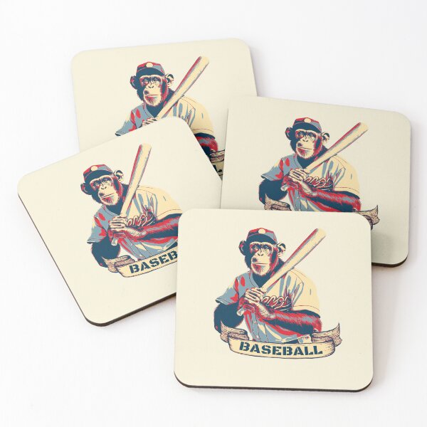 Item preview, Baseball Chimpanzee Vintage designed and sold by TrueArtsStore.